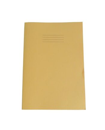 Exercise Book A4+ (330 x 250mm) Yellow Cover12mm Ruled 80 Pages