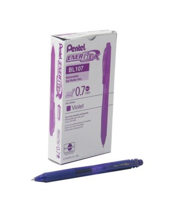 Pentel Energel X Retractable Rollerball Pen - Violet