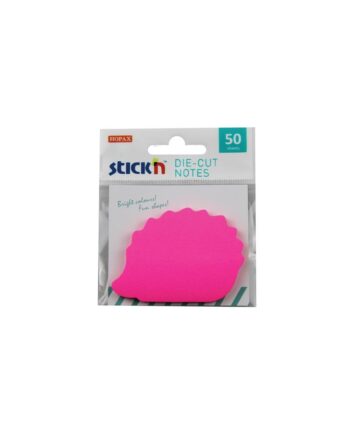Hedgehog Shaped Sticky Notes Pink 50 Sheets
