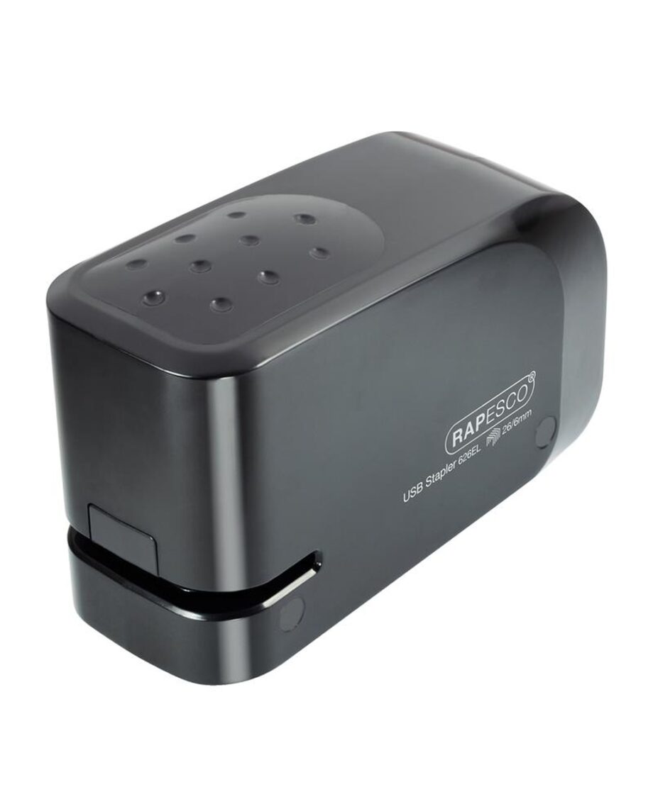 Rapesco 626EL USB/Battery Black Stapler