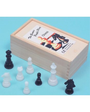 Chess Set Plastic 64mm High