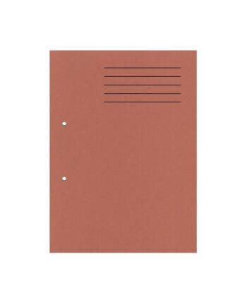 A4 Cut Flush Punched Folder - Orange