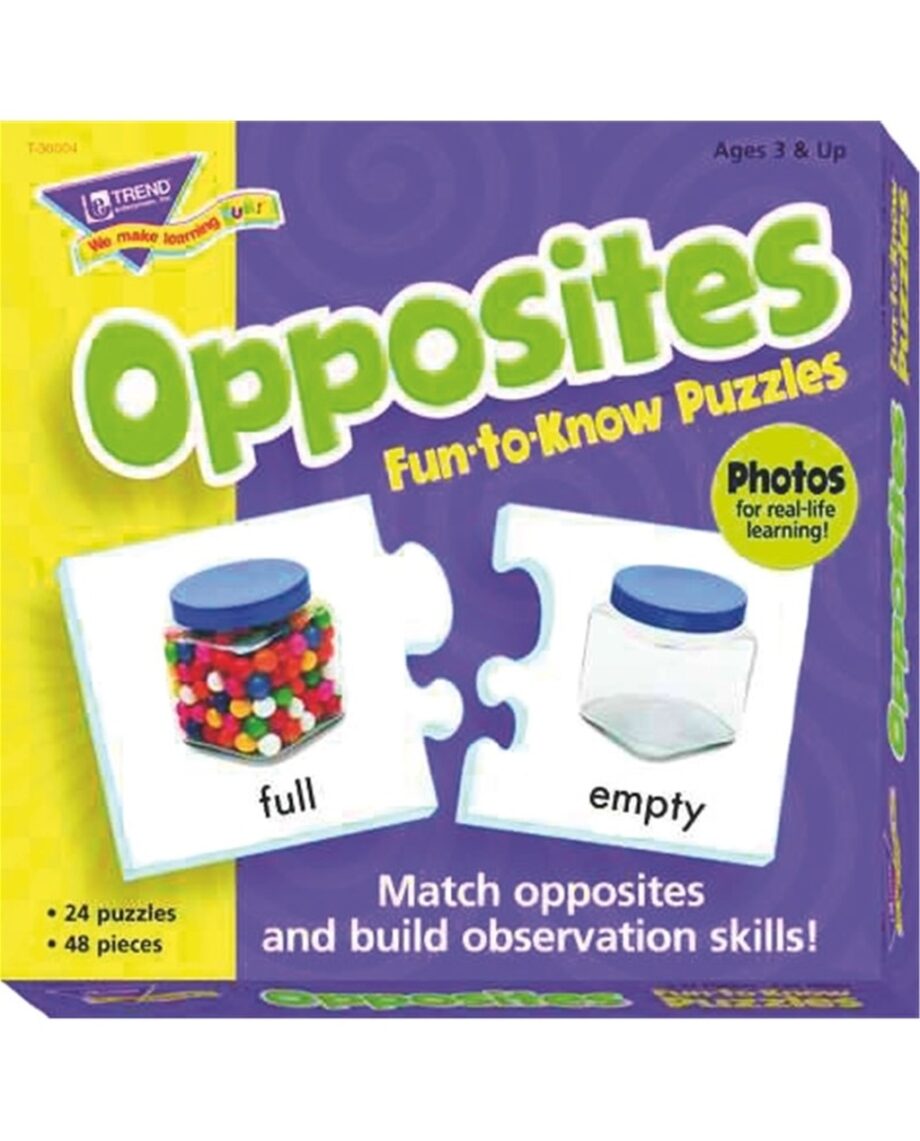 Opposites Fun to Know Puzzles