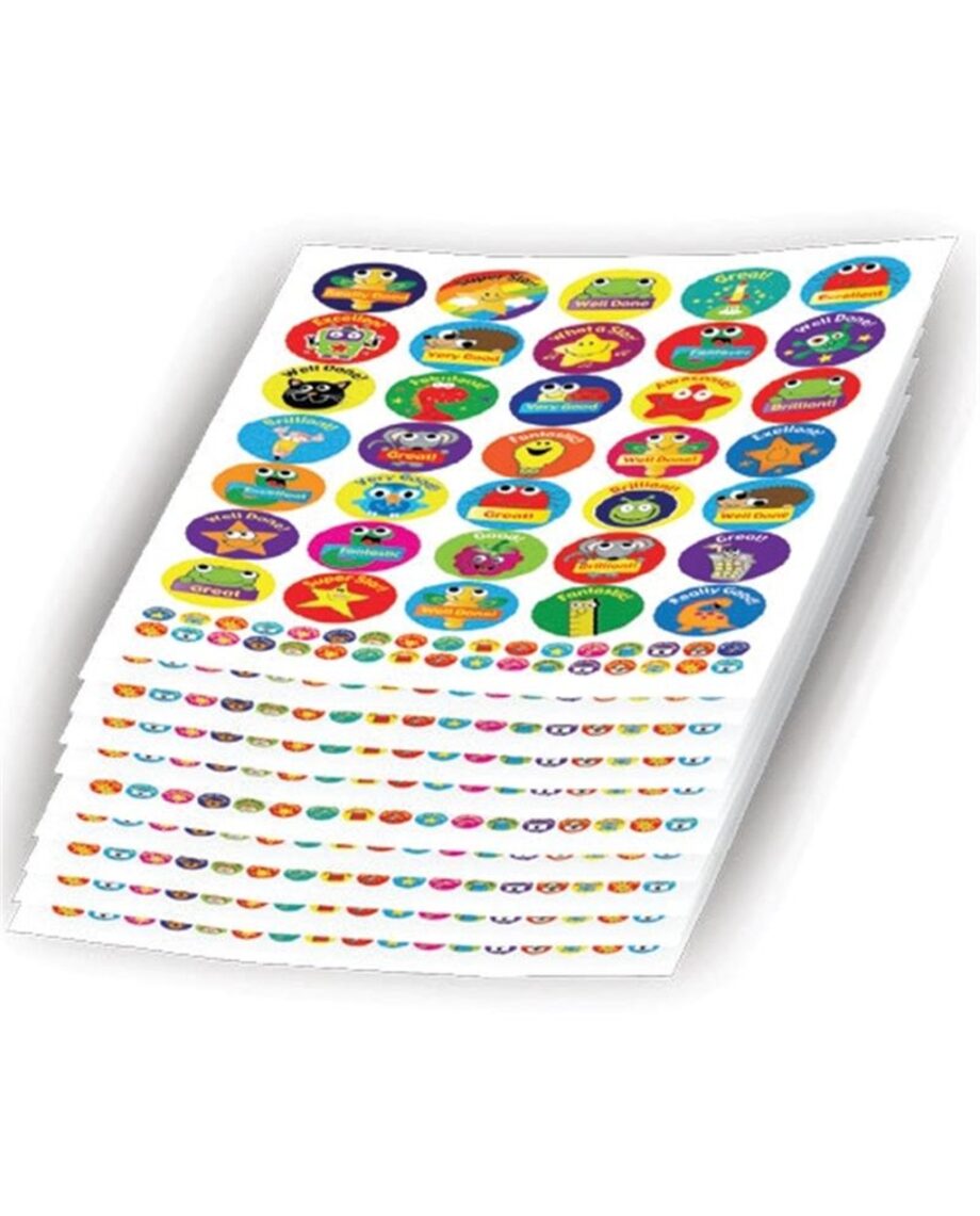 Bulk pack of Animals, Stars and Gadget Bumper -  3450 stickers