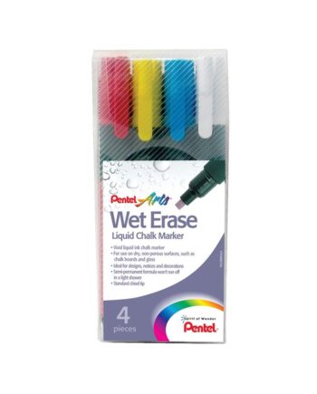 Pentel Wet Erase Chalk Marker Assorted Colours