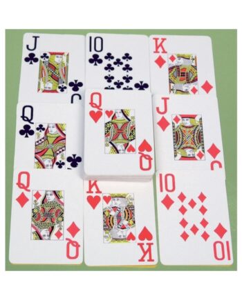 Large Indices Playing Cards