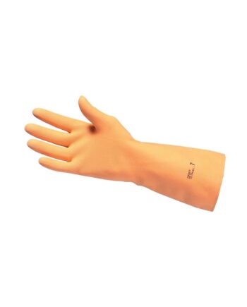 Heavy Duty Orange Latex Household Gloves (XL)