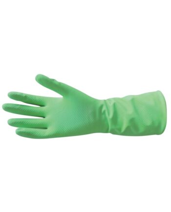 Medium Weight Latex Household Gloves Green Large